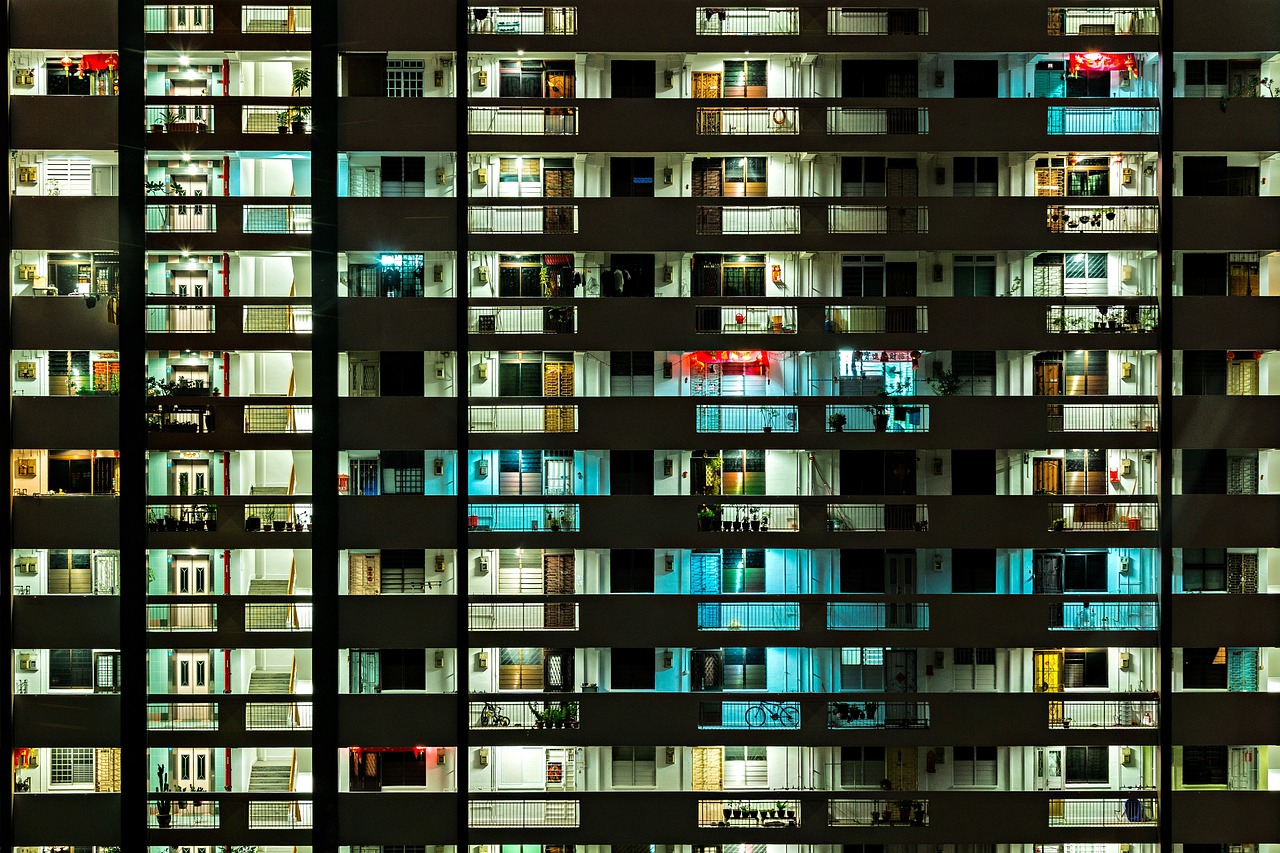 singapore, urban, tower